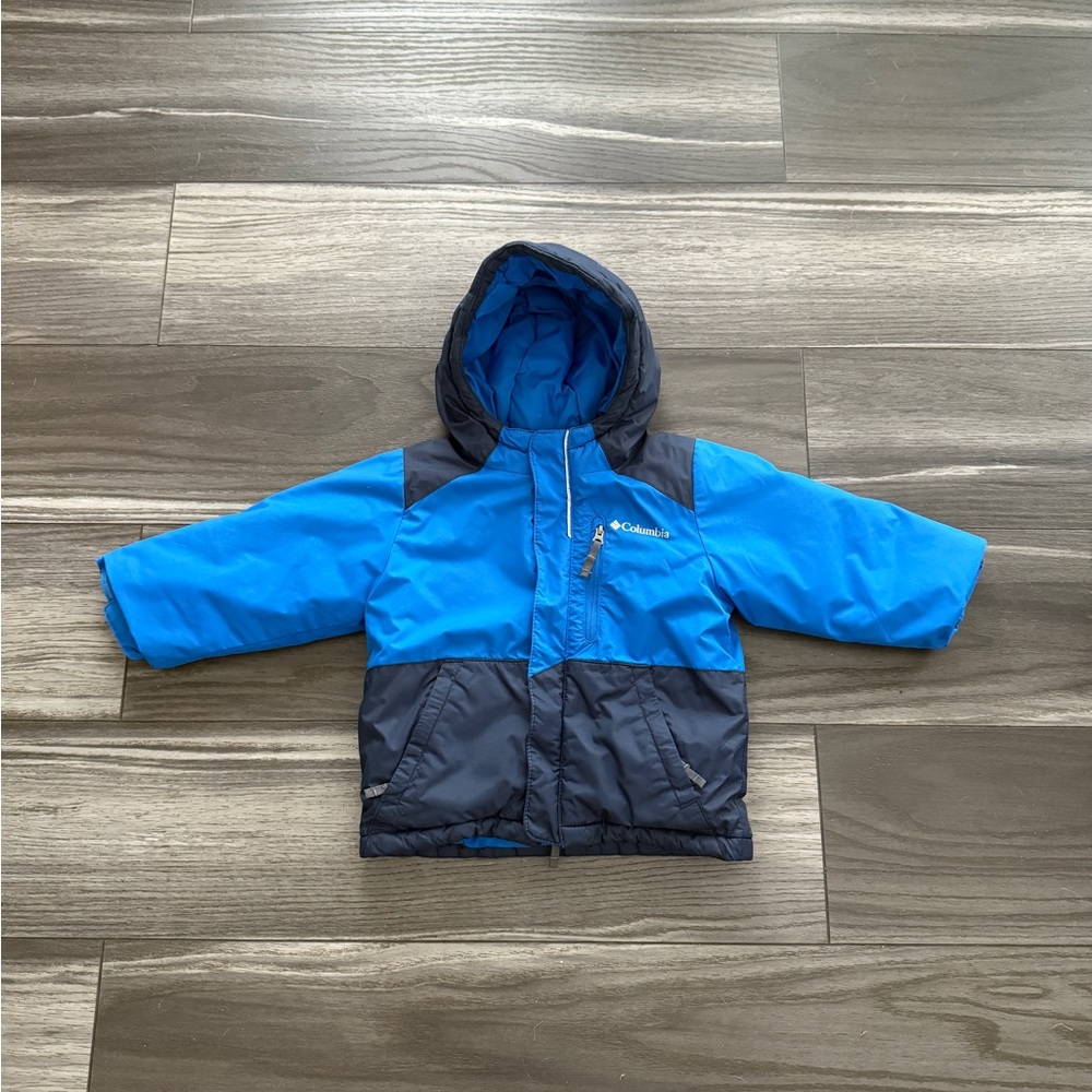 Columbia Alpine Action III Insulated Winter Jacket Boys 2T Blue Navy